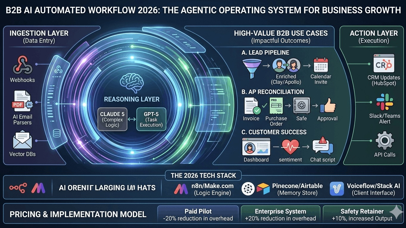 B2B AI Automated Workflows 2026 | The Complete Implementation Guide