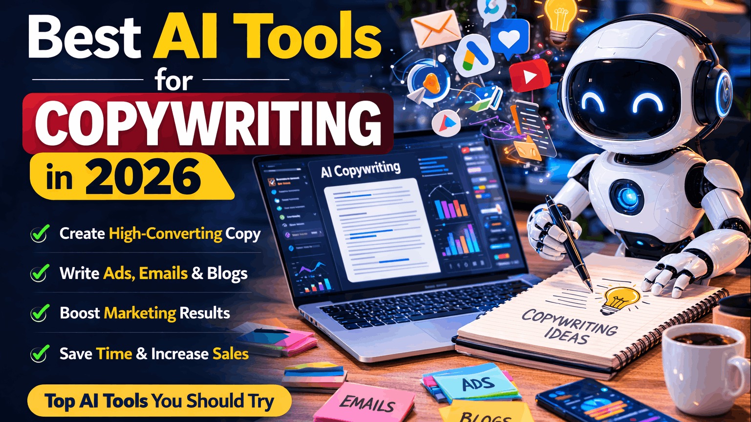 Best AI Tools for Copywriting in 2026 (Top AI Tools)