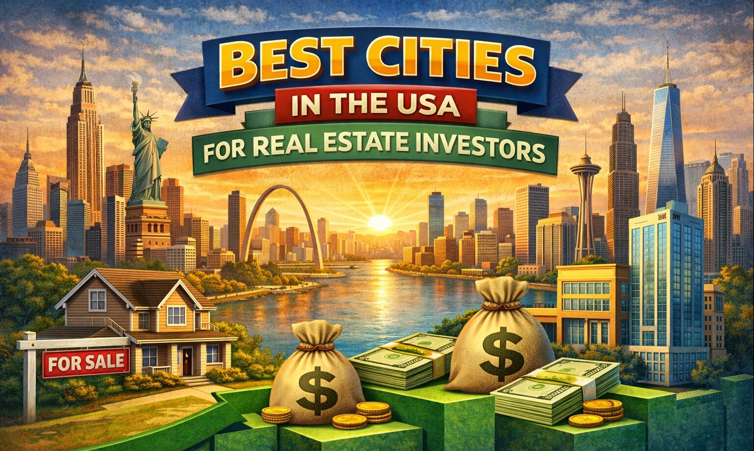 Best Cities in the USA for Real Estate Investors