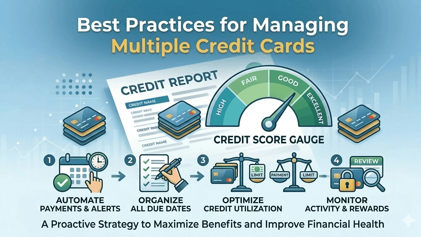 Best Practices for Managing Multiple Credit Cards