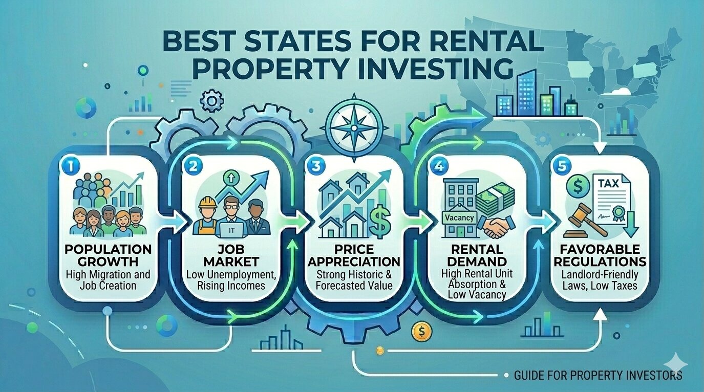 Best States for Rental Property Investing