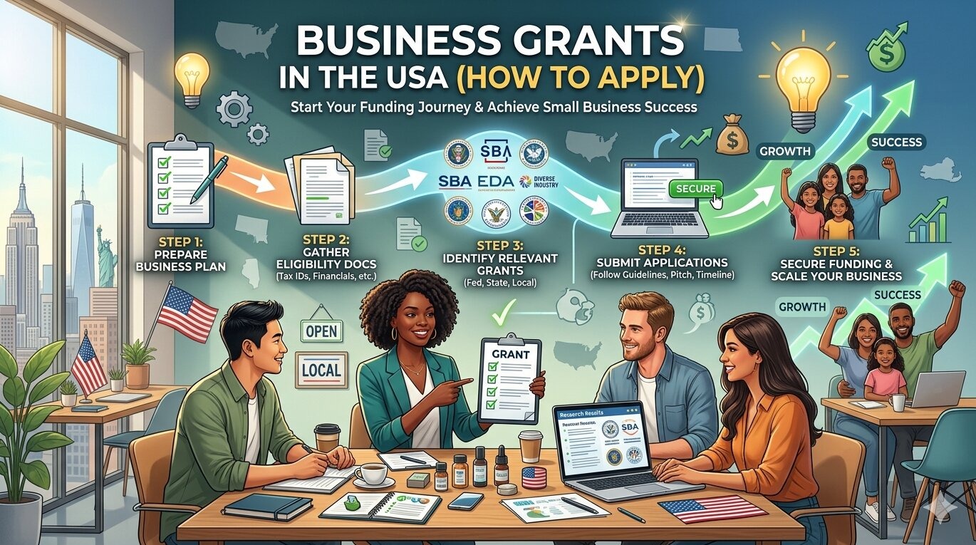 Business Grants in the USA (How to Apply)