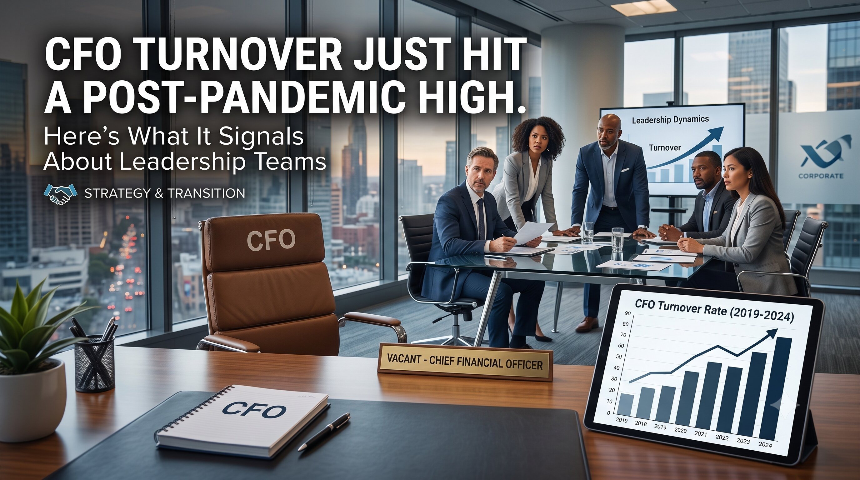 CFO Turnover Just Hit a Post-Pandemic High. Here's What It Signals About Leadership Teams