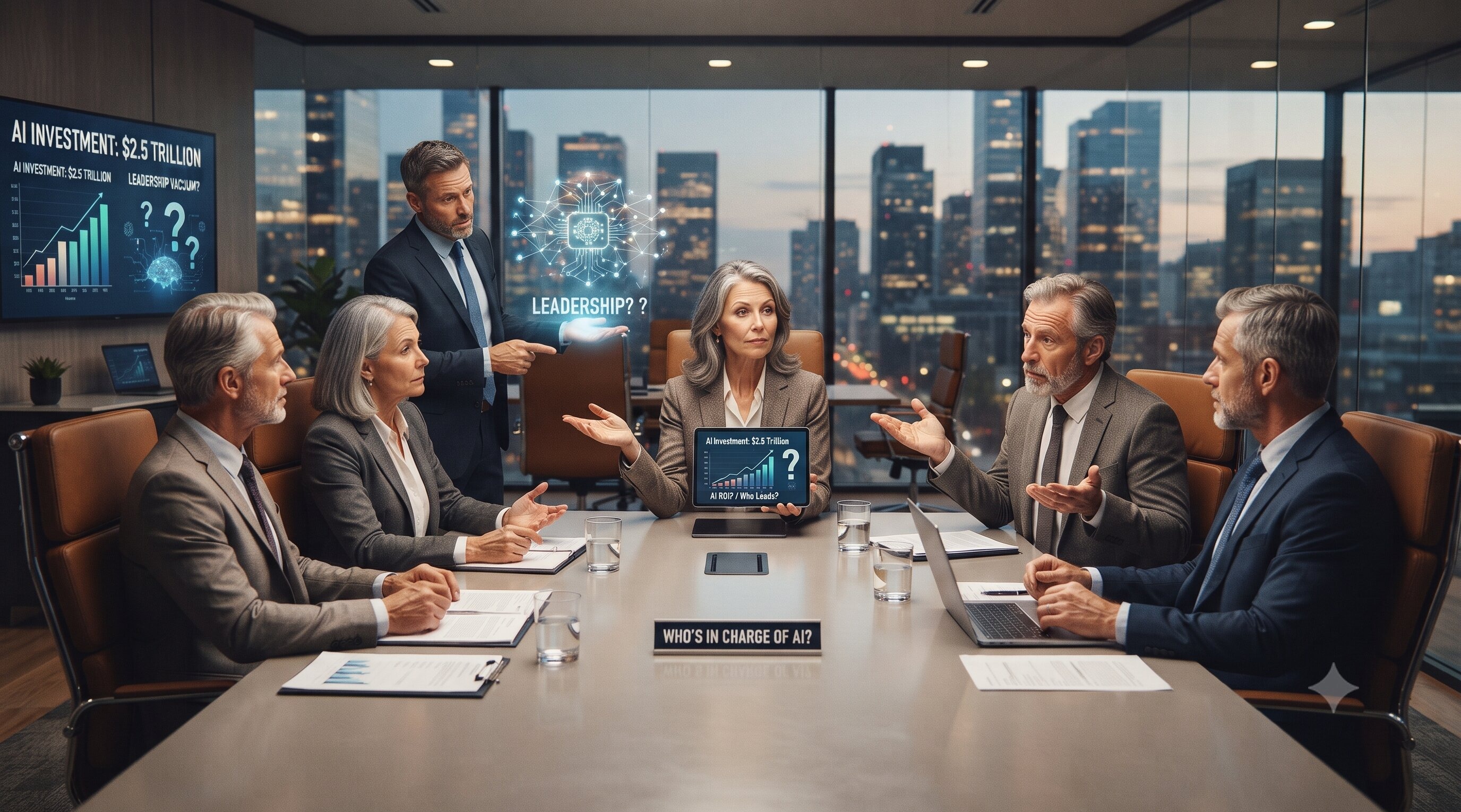 Companies Are Pouring $2.5 Trillion Into AI. Most Leadership Teams Still Can't Say Who's in Charge of It