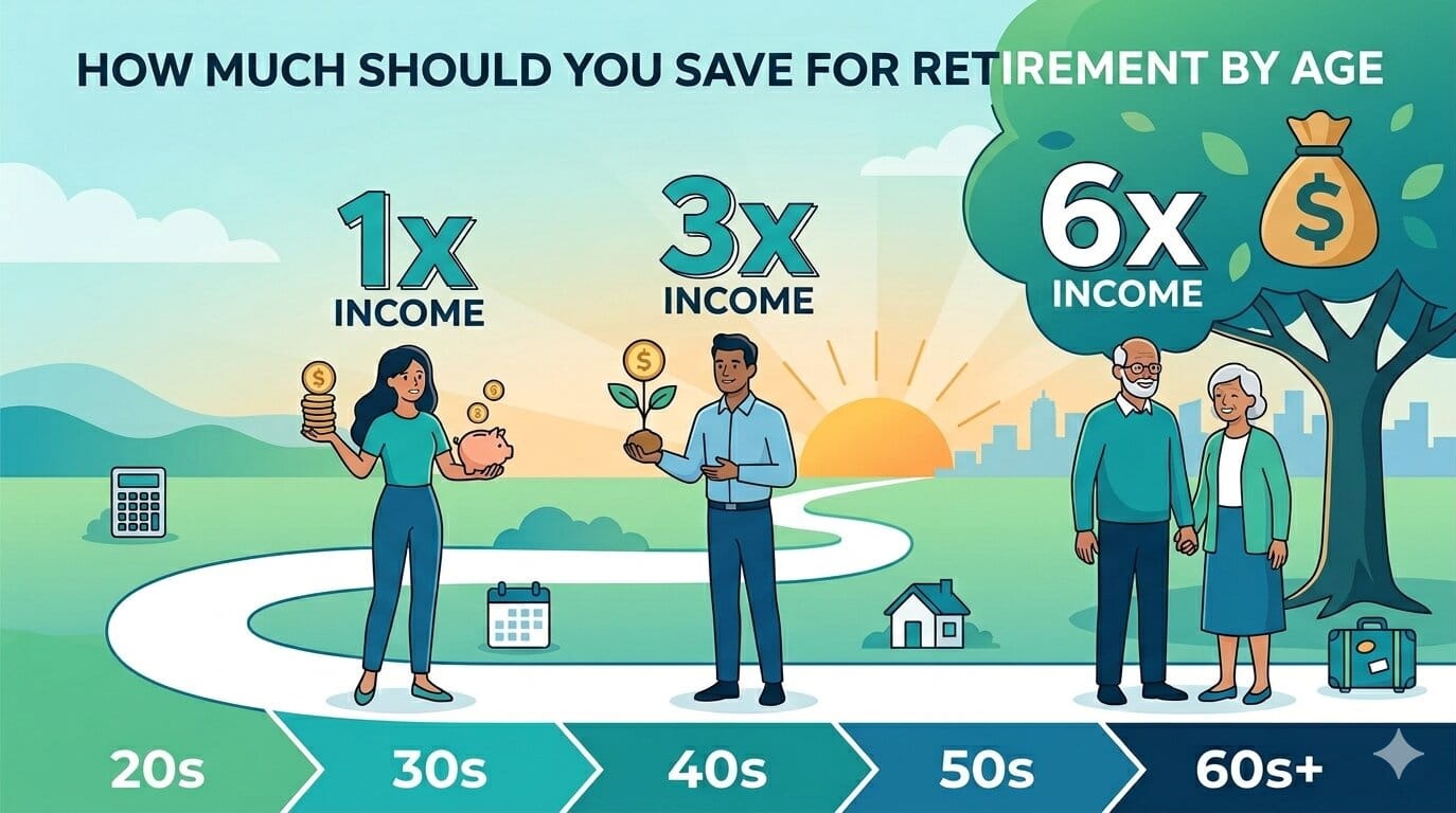 How Much Should You Save for Retirement by Age