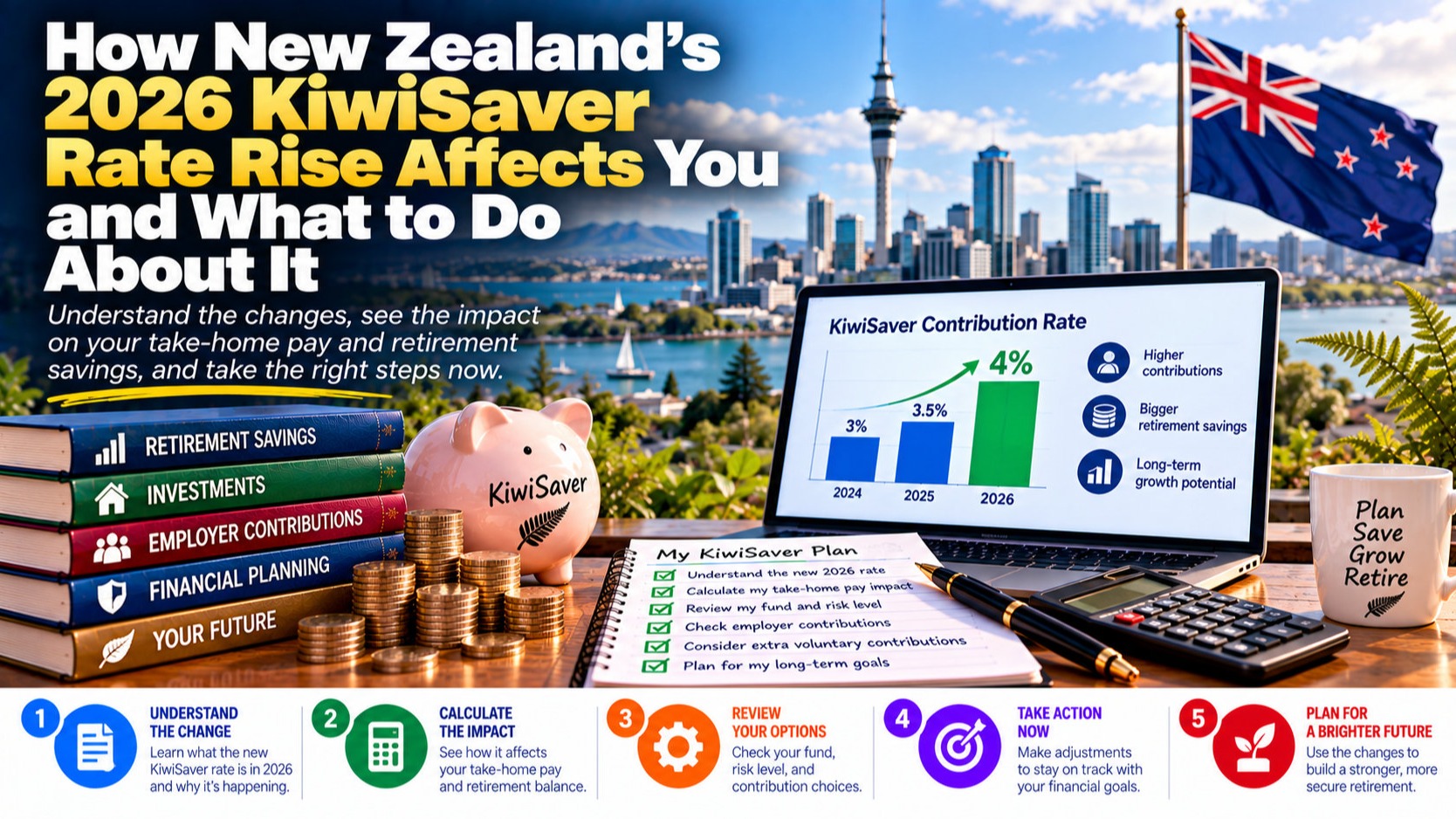 How New Zealand's 2026 KiwiSaver Rate Rise Affects You and What to Do About It