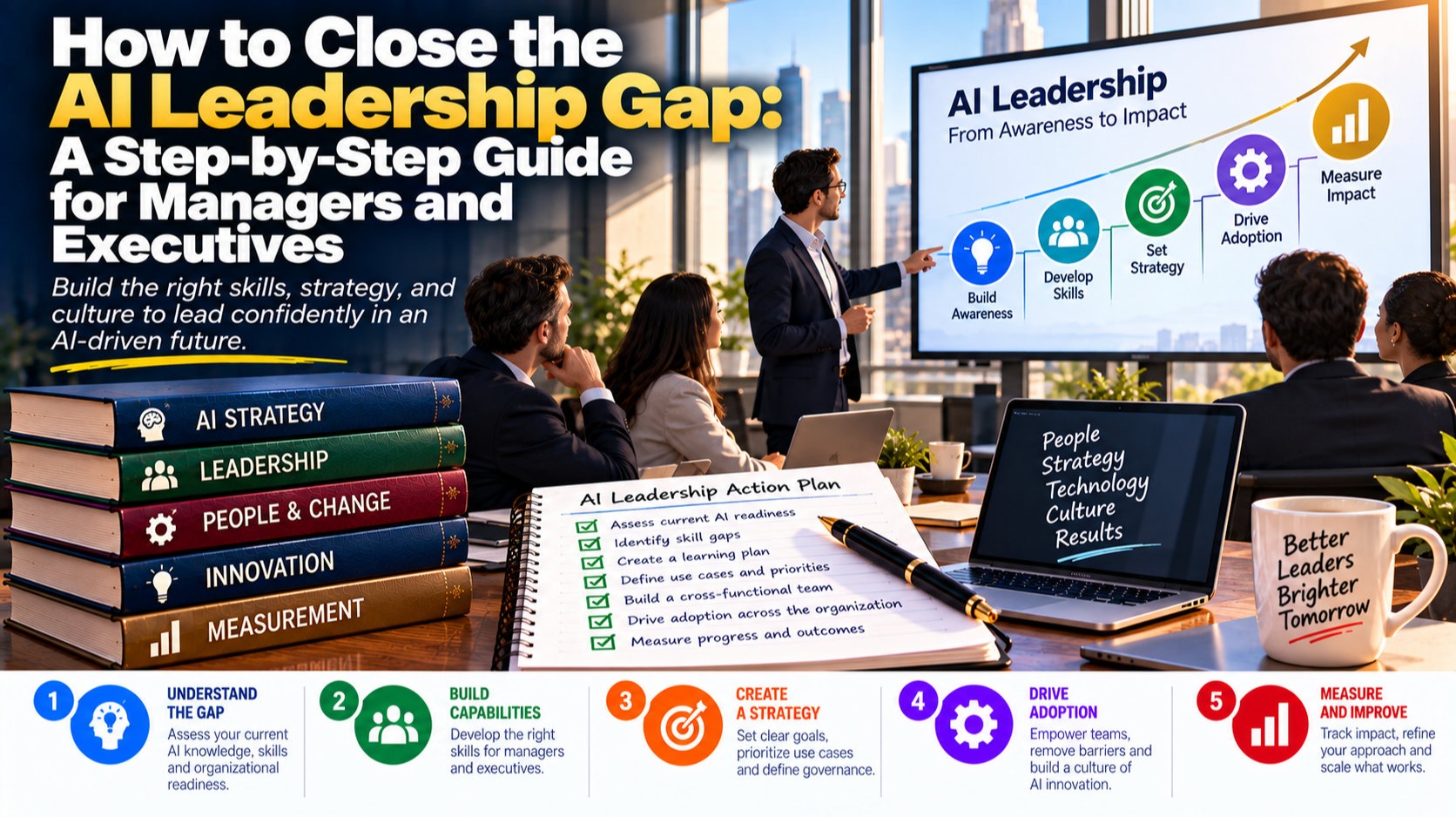 How to Close the AI Leadership Gap: A Step-by-Step Guide for Managers and Executives