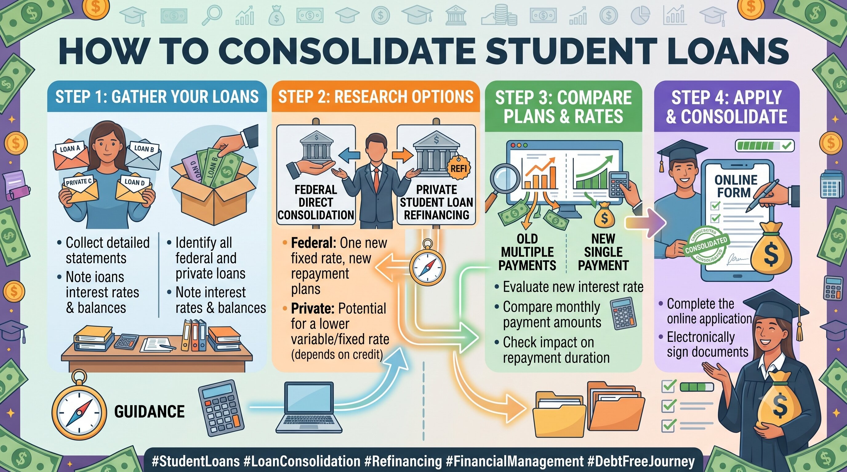 How to Consolidate Student Loans