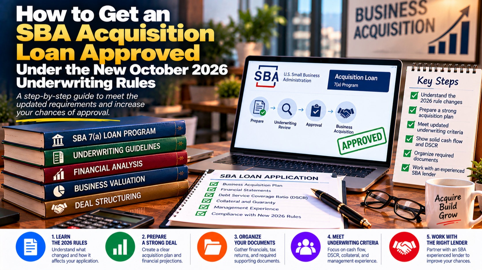 How to Get an SBA Acquisition Loan Approved Under the New October 2026 Underwriting Rules