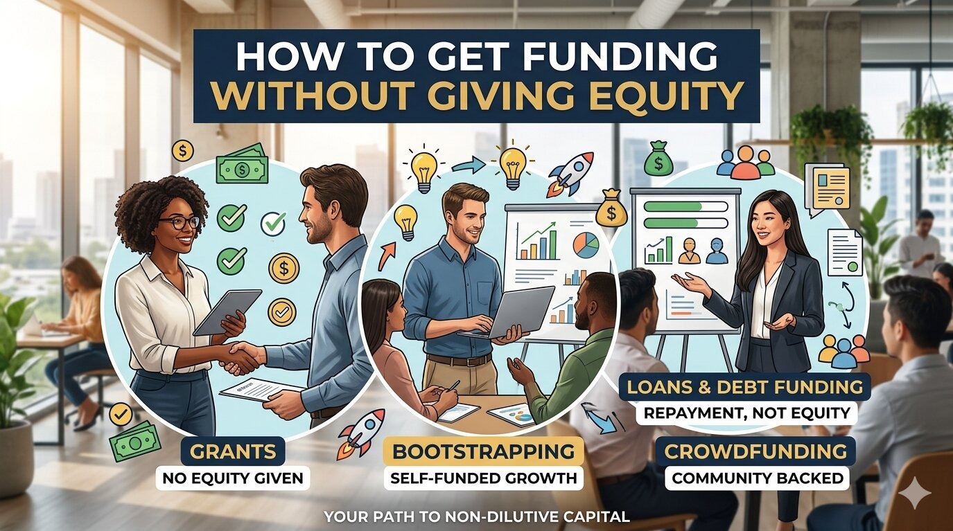 How to Get Funding Without Giving Equity