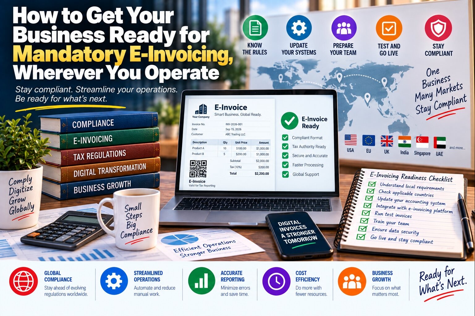 How to Get Your Business Ready for Mandatory E-Invoicing, Wherever You Operate
