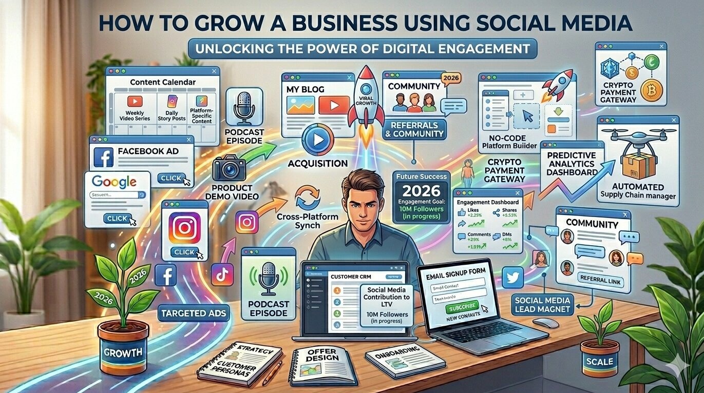 How to Grow a Business Using Social Media