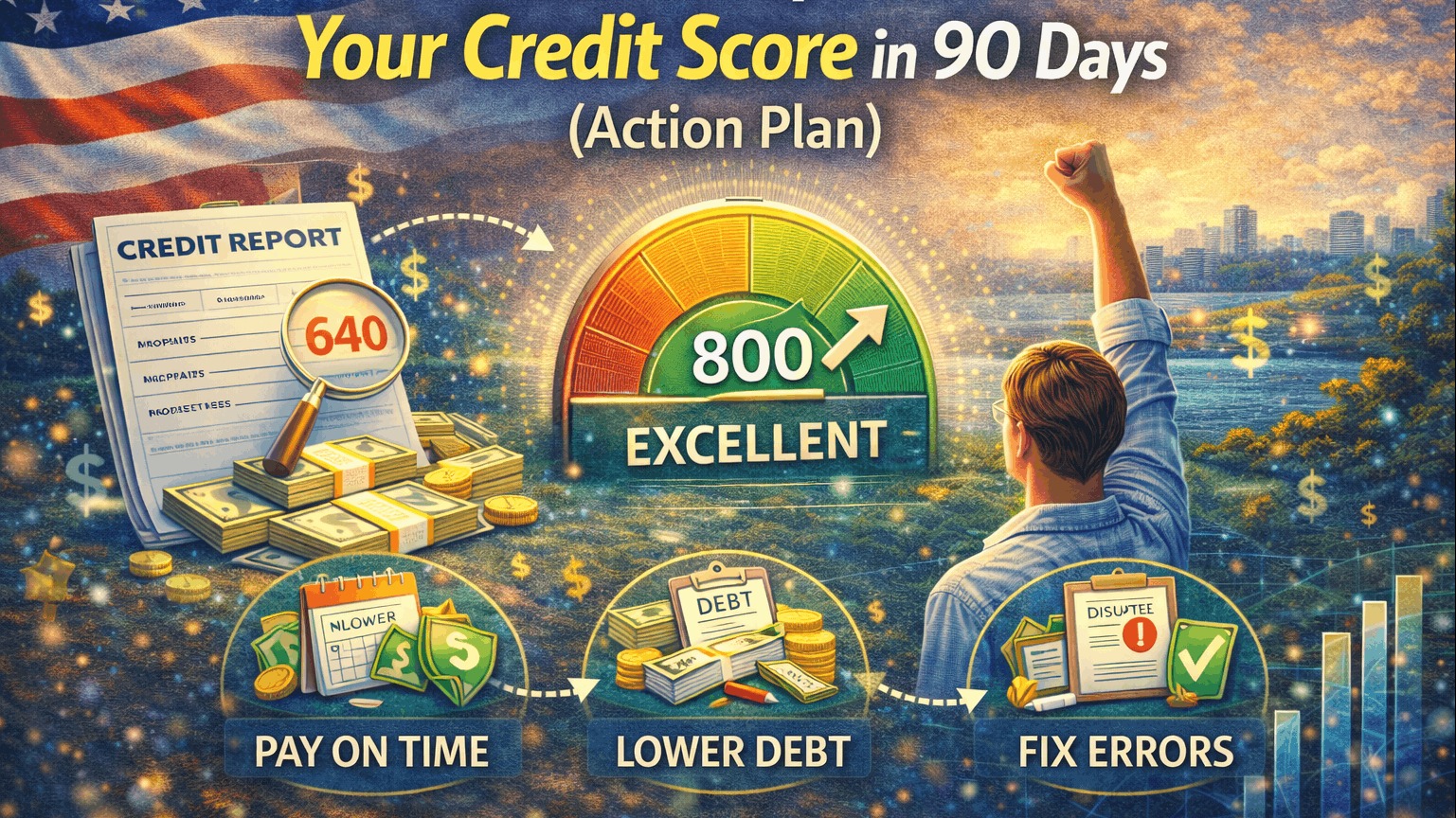 How to Improve Your Credit Score in 90 Days (Action Plan)