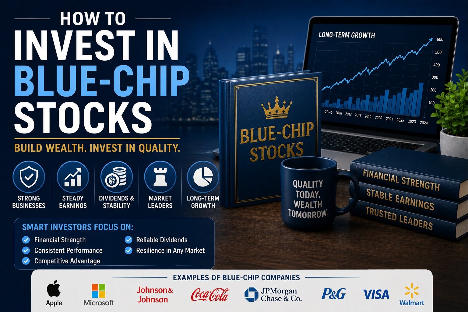How to Invest in Blue-Chip Stocks