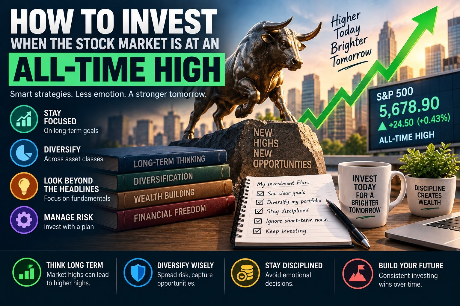 How to Invest When the Stock Market Is at an All-Time High