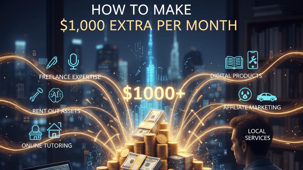 How to Make $1,000 Extra Per Month: The 2026 Blueprint