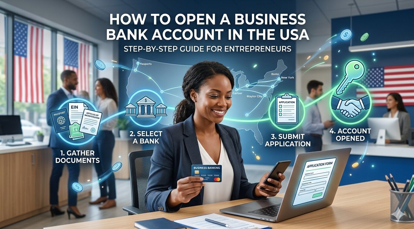 How to Open a Business Bank Account in the USA