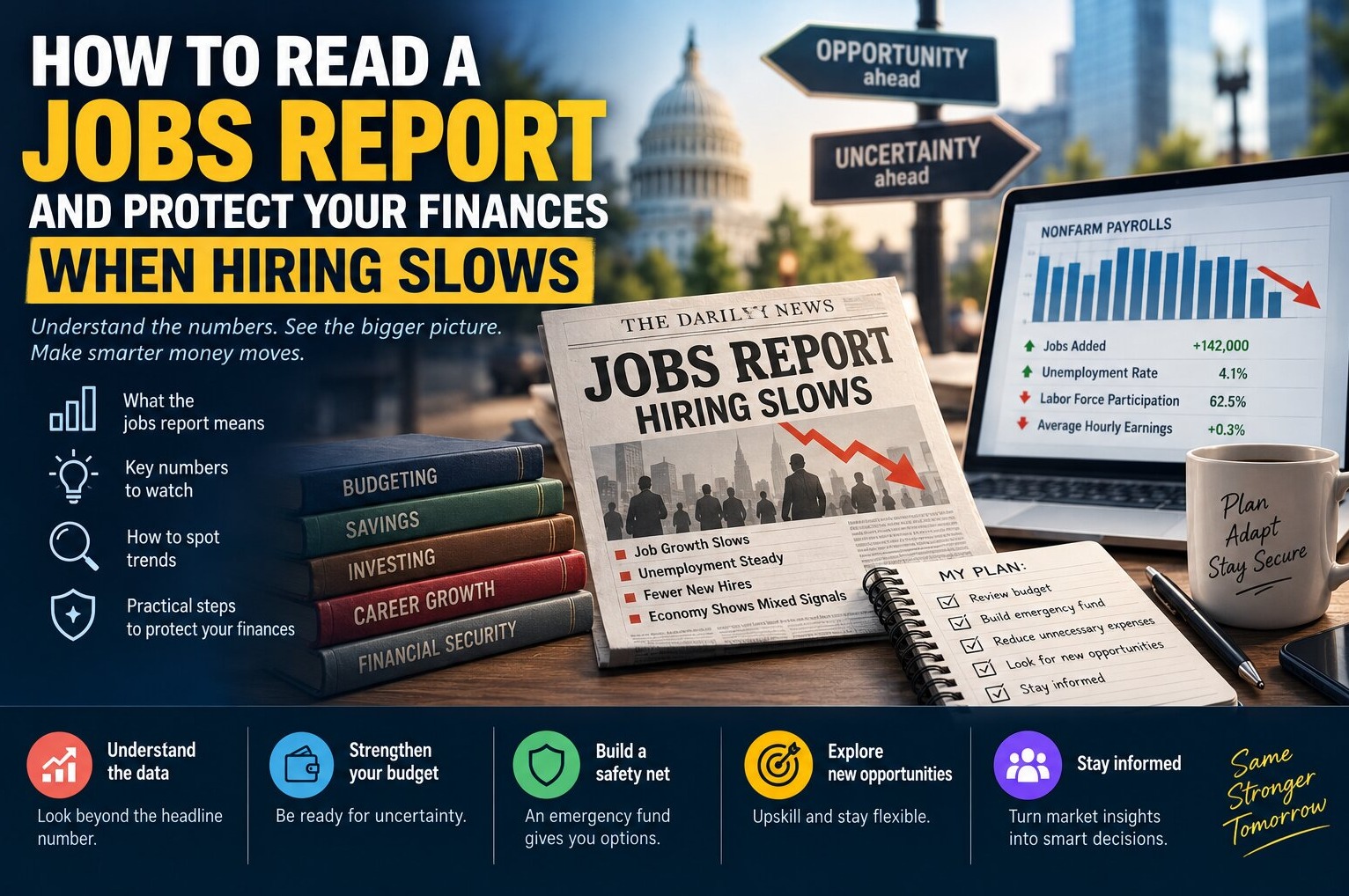 How to Read a Jobs Report and Protect Your Finances When Hiring Slows