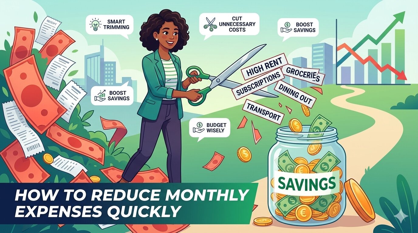 How to Reduce Monthly Expenses Quickly