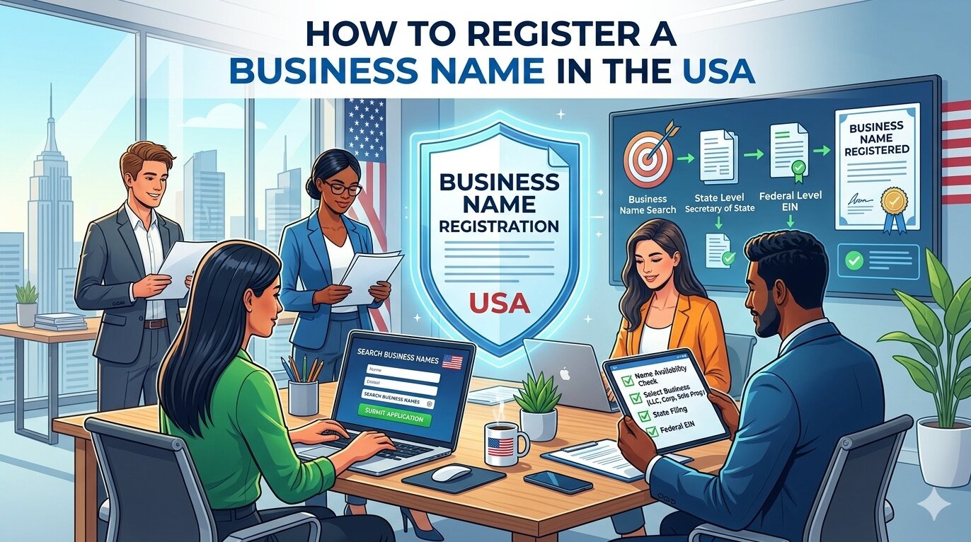 How to Register a Business Name in the USA