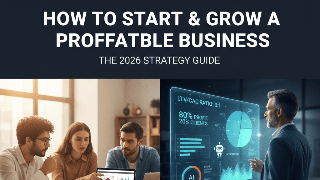 How to Start & Grow a Profitable Business: The 2026 Strategy Guide