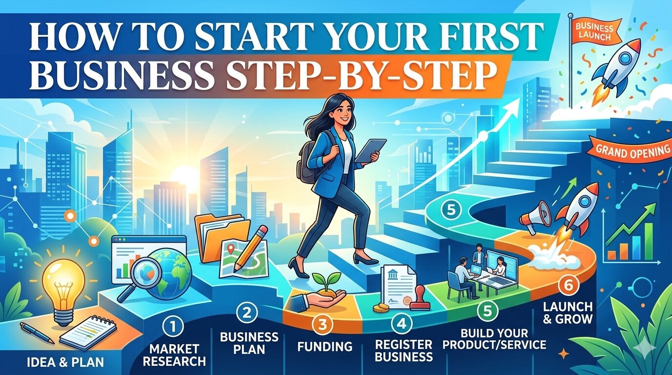 How to Start Your First Business Step-by-Step