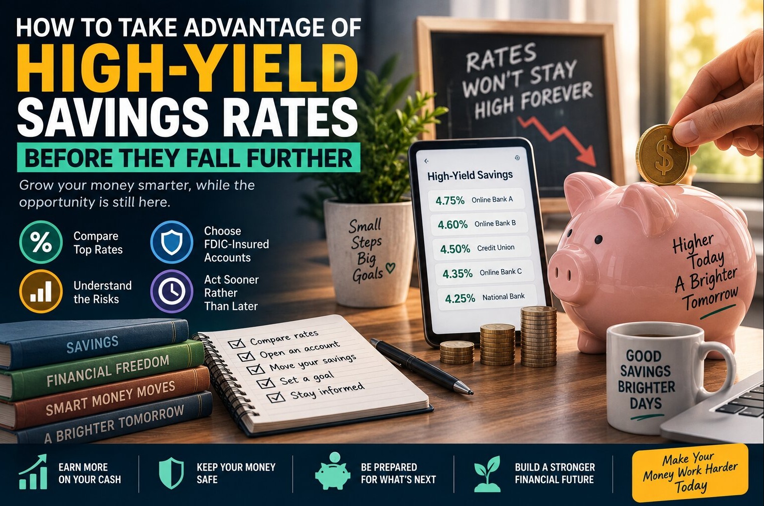 How to Take Advantage of High-Yield Savings Rates Before They Fall Further