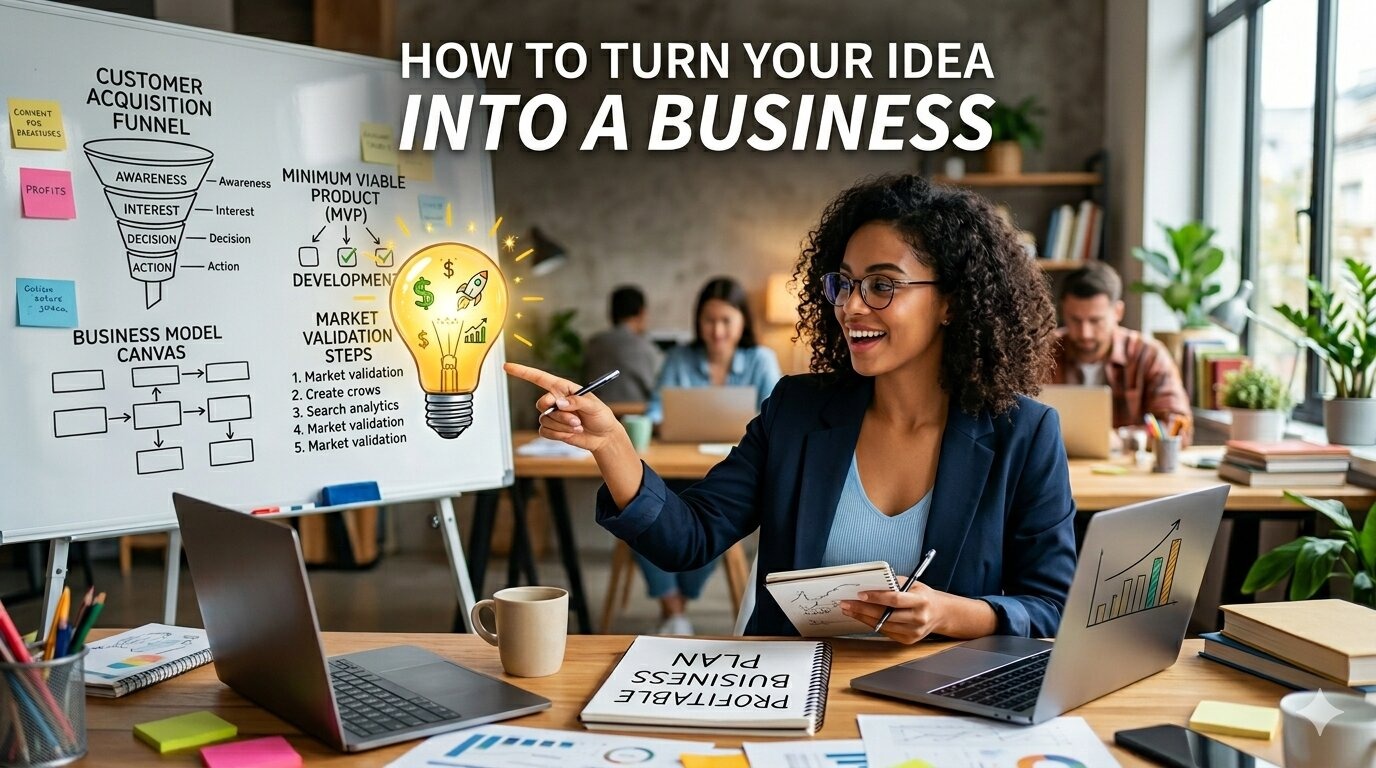 How to Turn Your Idea into a Business