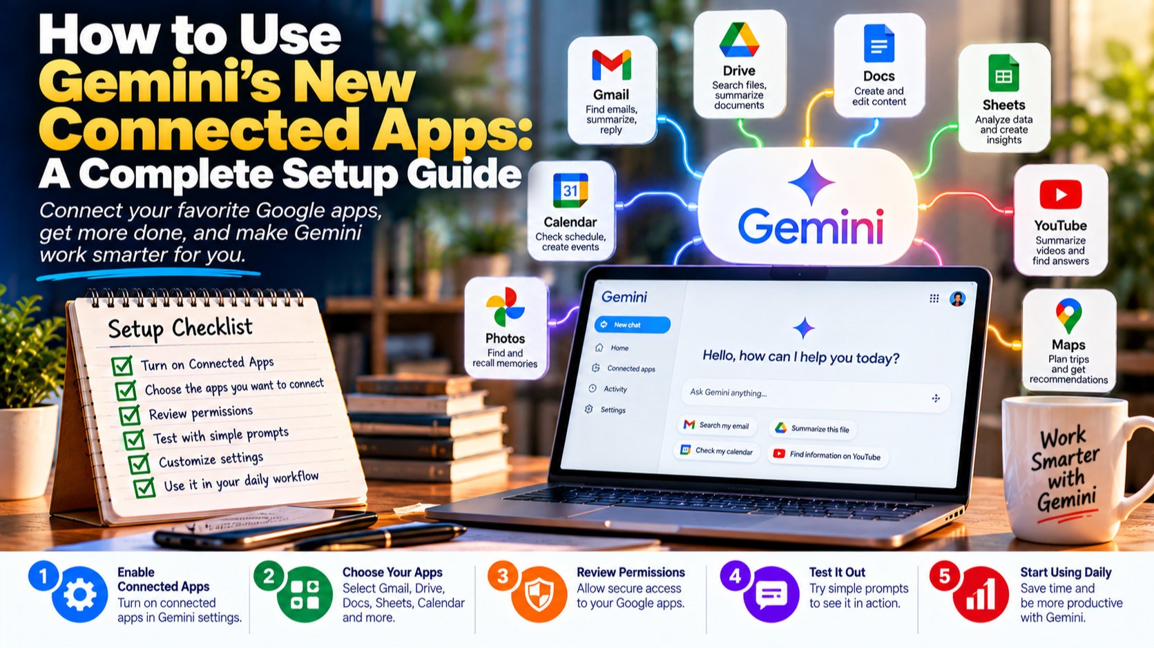 How to Use Gemini's New Connected Apps: A Complete Setup Guide