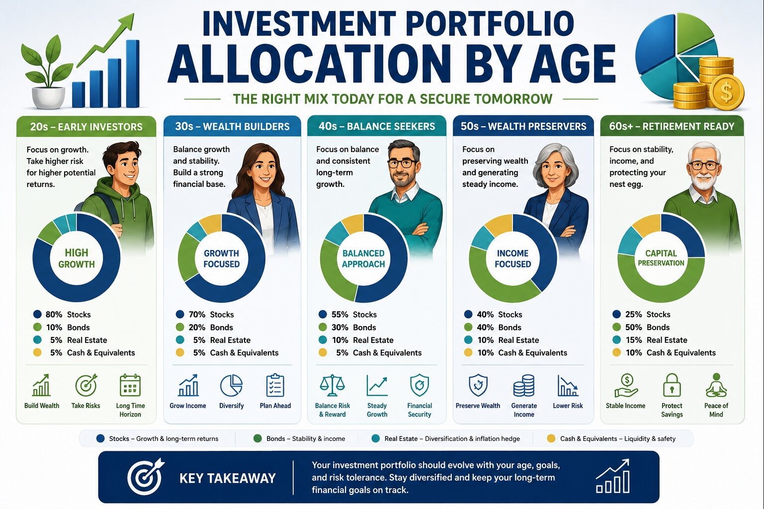 Investment Portfolio Allocation by Age