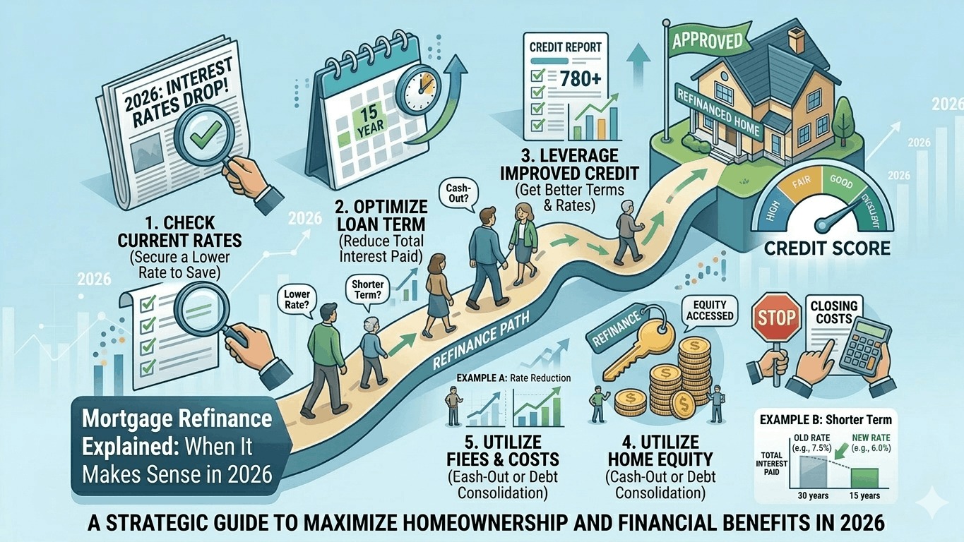 Mortgage Refinance Explained: When It Makes Sense in 2026