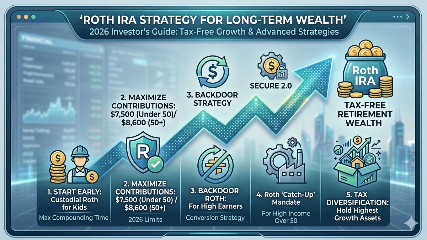 Roth IRA Strategy for Long-Term Wealth: 2026 Limits & Investment Tips