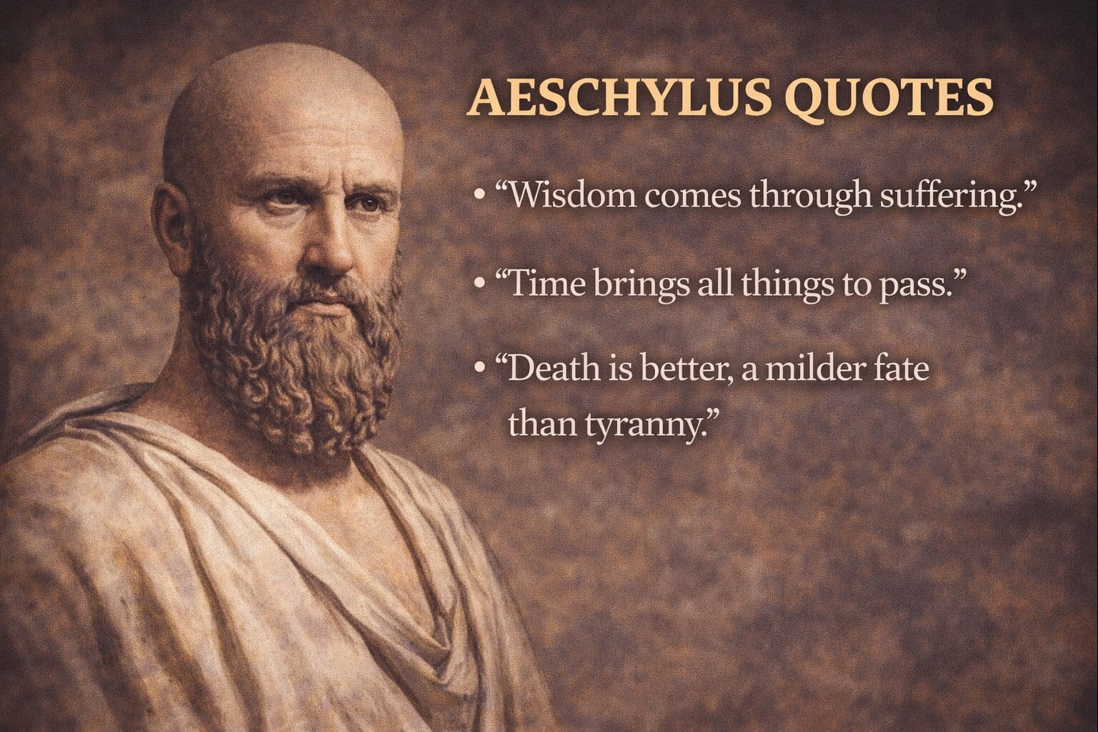 Top Aeschylus Quotes to Inspire Success and Growth