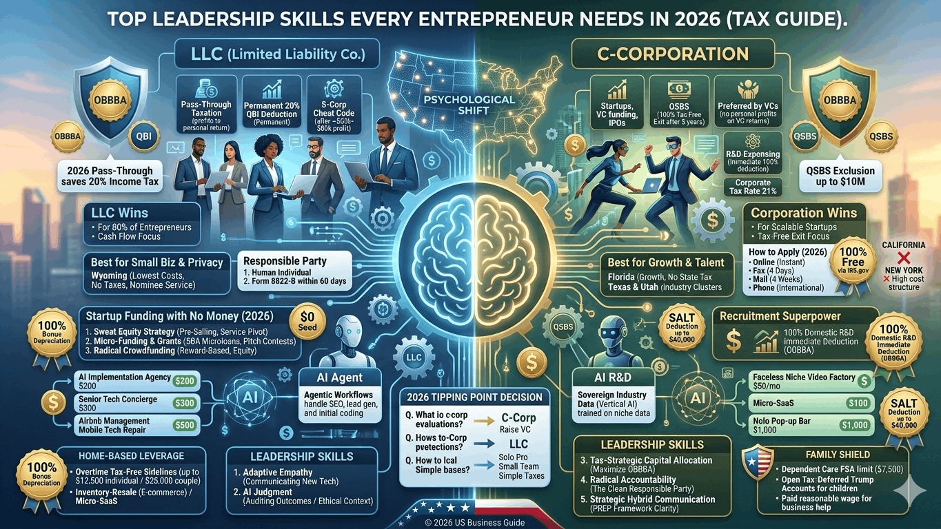 Top Leadership Skills for Entrepreneurs 2026 | OBBBA Guide