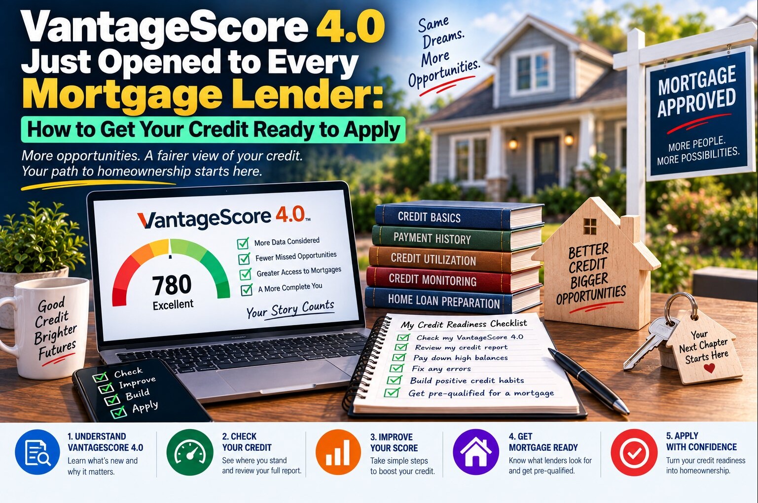 VantageScore 4.0 Just Opened to Every Mortgage Lender: How to Get Your Credit Ready to Apply