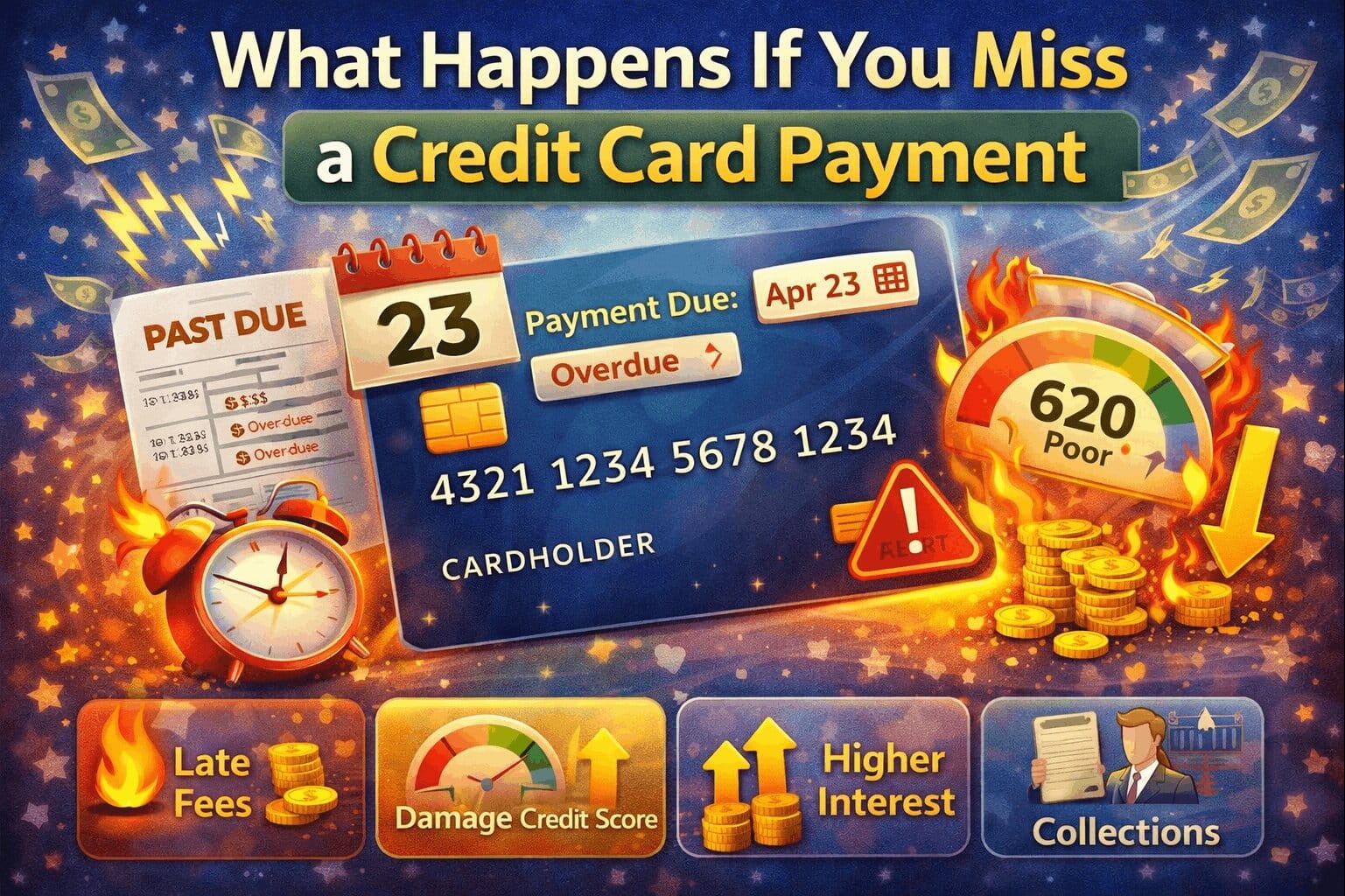 What Happens If You Miss a Credit Card Payment