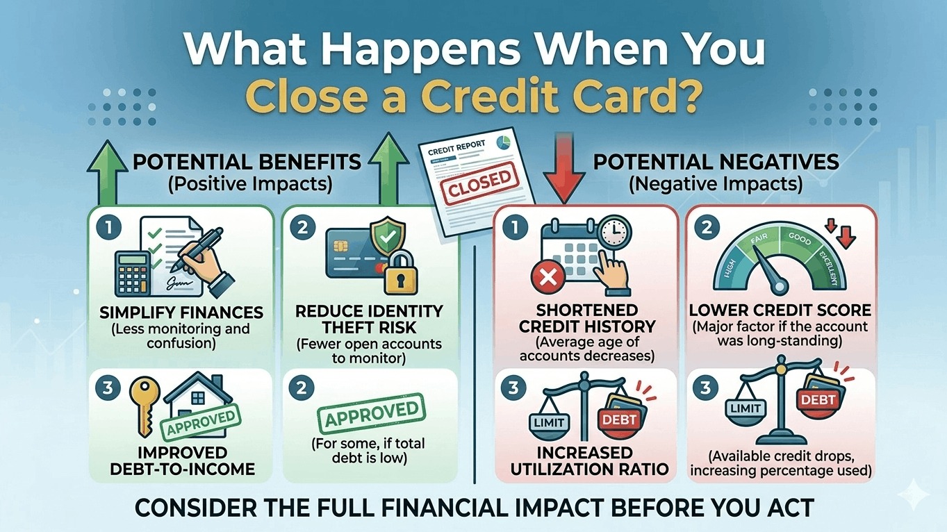 What Happens When You Close a Credit Card? (Score Impact)