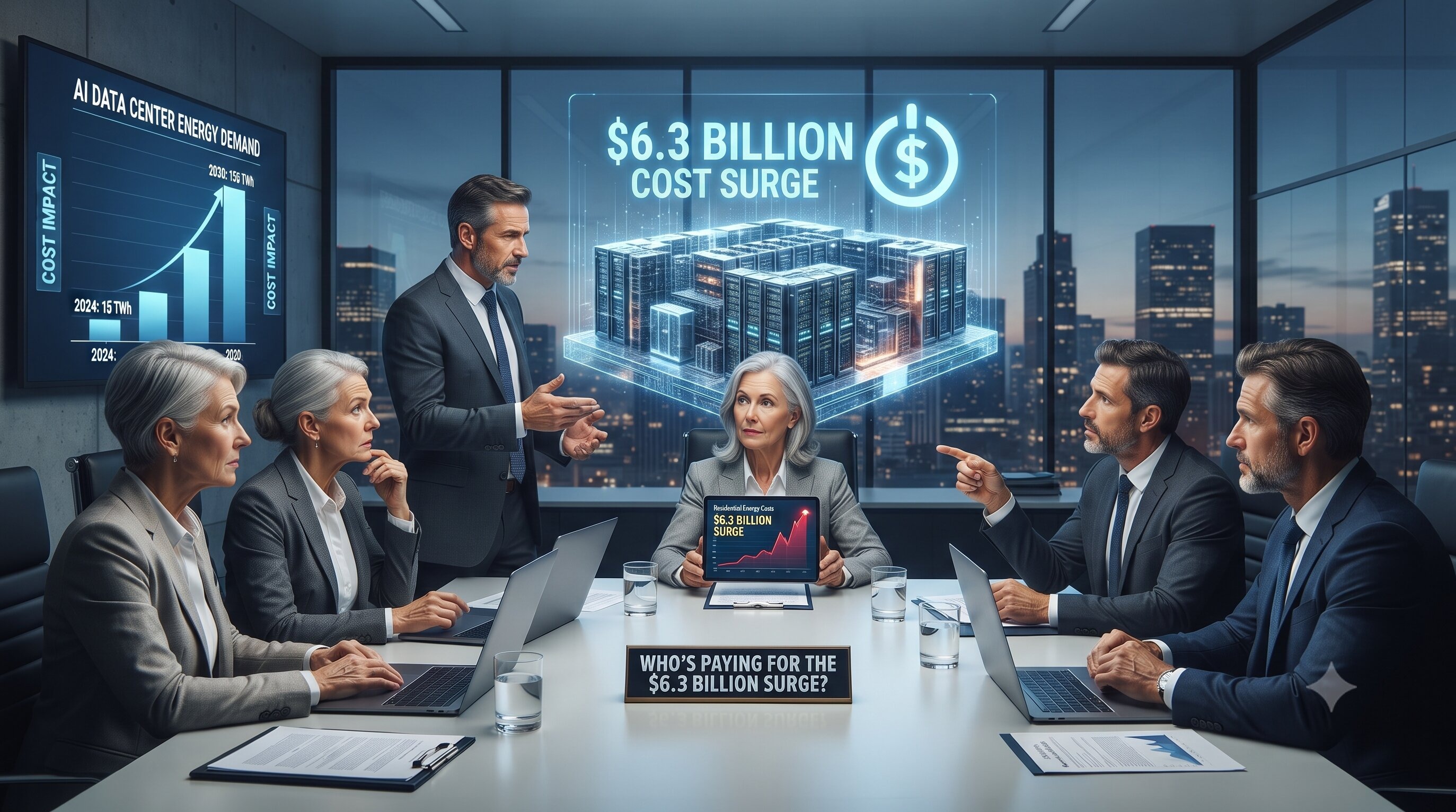 Your Electric Bill Is Rising Because of AI Data Centers — Here's the $6.3 Billion Reason