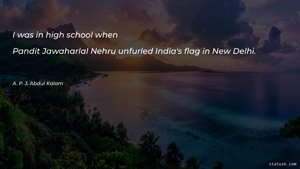 I was in high school when Pandit