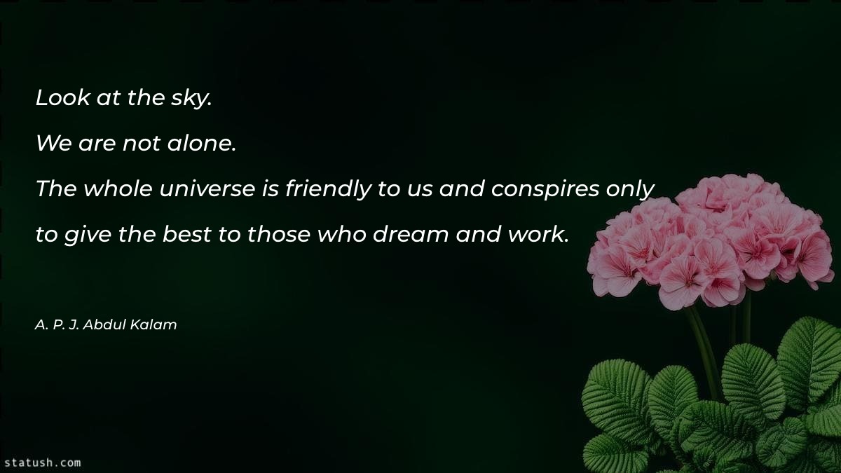 Look at the sky Motivational Quotes at statush.com