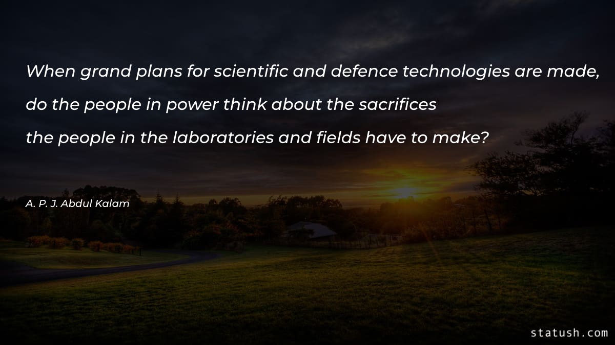 When grand plans for scientific Motivational Quotes at statush.com