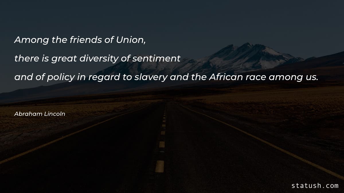 Among the friends of Union