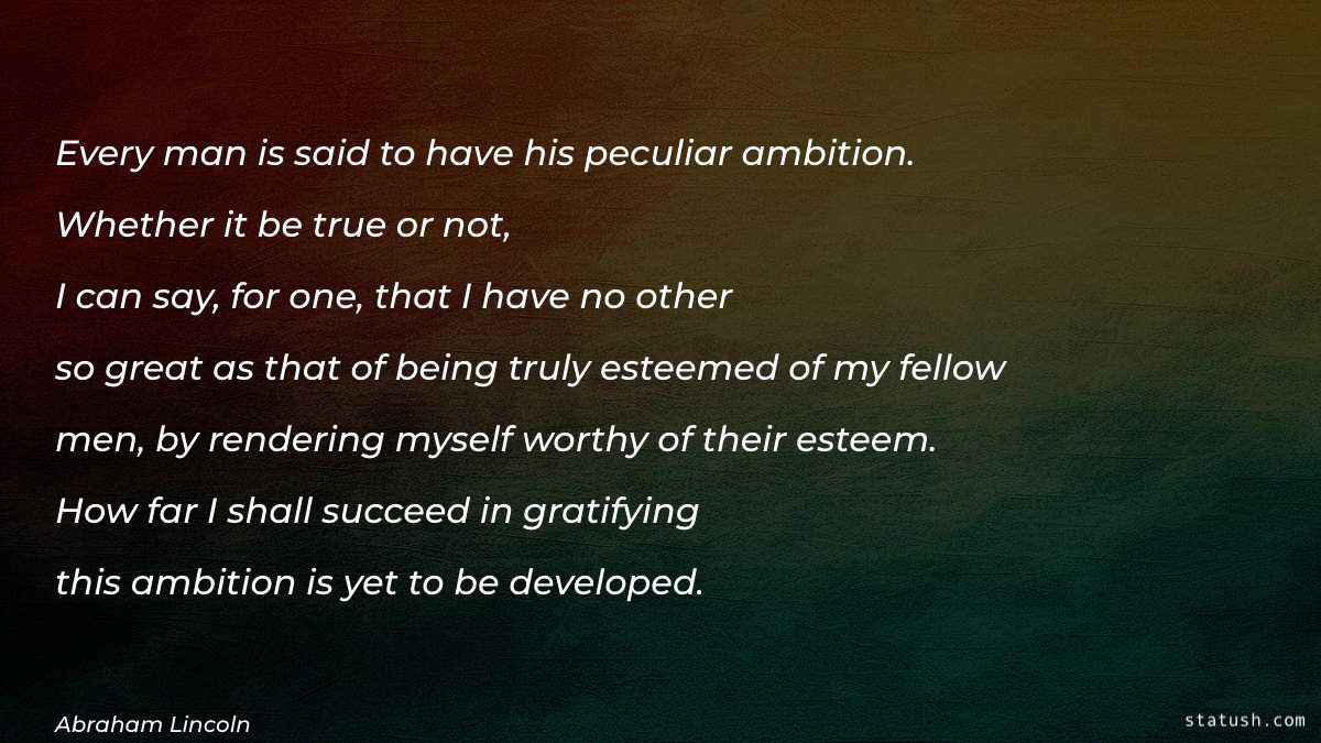 Every man is said to have his - Motivational Quotes at statush.com