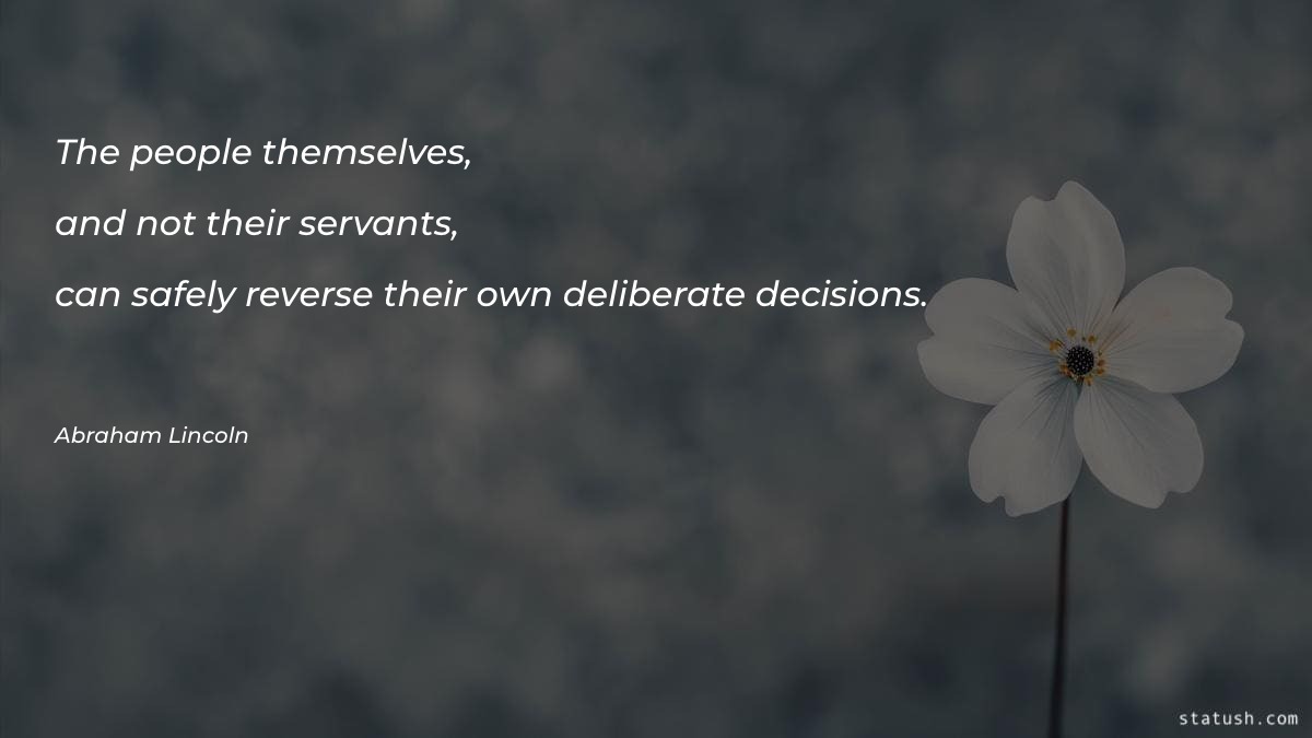 The people themselves