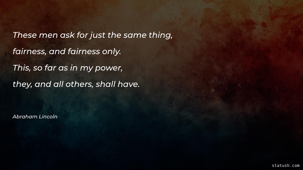 These men ask for just the same thing - Motivational Quotes at statush.com