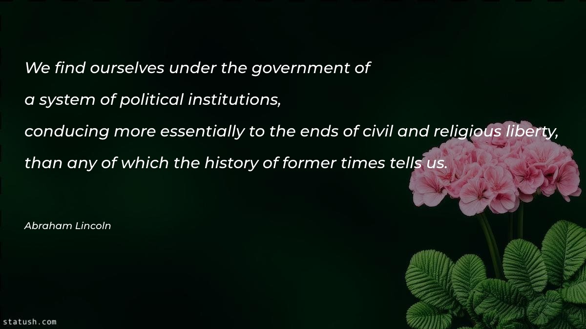 We find ourselves under the government Motivational Quotes at statush.com