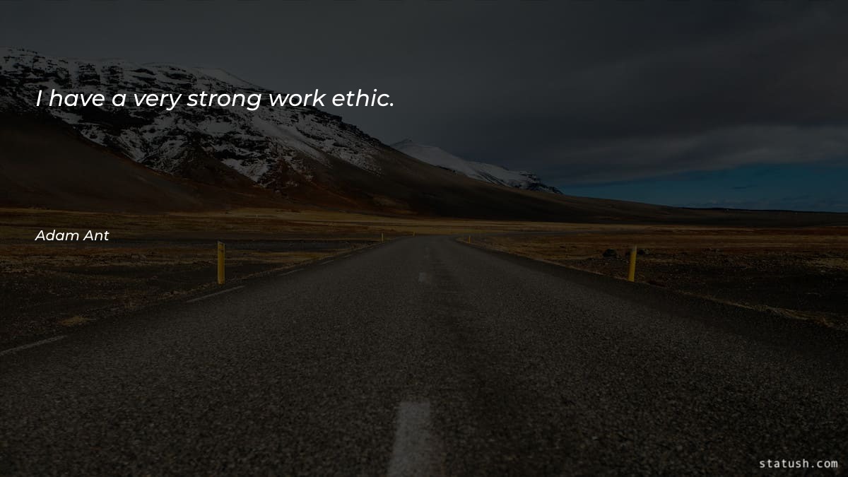 I have a very strong