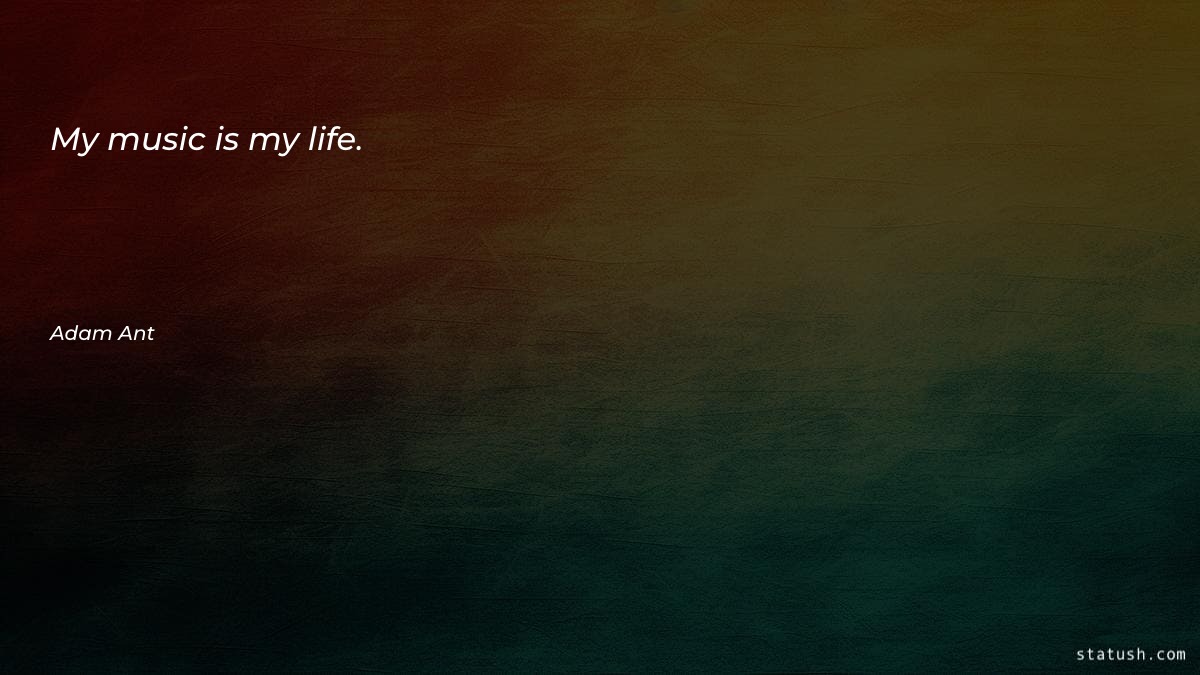 My music is my life