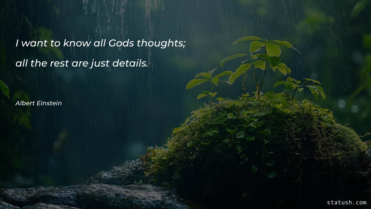I want to know all Gods - Motivational Quotes at statush.com
