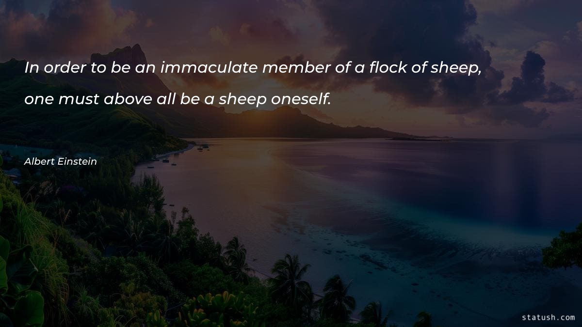 In order to be an immaculate Motivational Quotes at statush.com